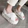 Sandals schoenen lente/zomer crossover slippers, broodsandalen, Matsuke verhoogt strand dames dikke zool, trendy modieus