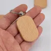 Keychains Tag de clé en bois vier