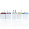 Hoogwaardige 5V 2.1/1A dubbele US AC Travel USB Wall Charger voor Samsung Galaxy HTC mobiele telefoons Adapter 11 ll