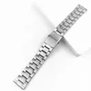 Stainless Steel Watch Band Universal Strap Folding Safety Buckle for Women Bracelet Strap18mm 20mm 22mm Watch Belt Accessories 240419