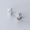 MloveAcc 925 Sterling Silver Animal Fox Hoop Earrings for Women Engagement Wedding Fashion Jewelry8356949