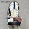 2024 Outdoor Casual Shoes Vegan OG Wales Bonner shoes Leopard Pony Tonal Sliver Gold Men Women Trainers Brown Flat Sneakers size 36-45