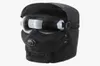ベレー帽Ushanka Hat Trapper Russian Warm Mask Protective Face Masks Winder With Ear Flaps ScarfGoggles Set Unisex2176770