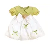 Robe fille Minifox 0-4y bébé princesse estival manche gonflée dessin animé ours robe pour les filles pour enfants robe de fête