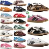 new designer campus shoes Casual sneakers Leopard Wales Bonner pink green Beige black white Gum grey women mens Indoor Suede outdoor sports Trainers size 5-11