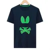 2024 PSYCO Bunny Shirts American Designer Skull Rabbit Pattern Cotton Tshirt Tees Men Femmes Business Casual Colt Short T-shirt Mdn4