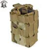 Packs Molle System Magazine Pouch 1000d Nylon Double Layer Storage Bags Airsoft Tactical Ak Ar M4 Ar15 Rifle Pistol Mag Carrier Case