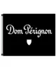 Dom Perignon Champagne Flagsバナー3x5フィート100dポリエステルの鮮やかな色2つの真鍮Grommets9549098