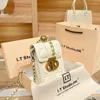 Totes Women's Handbag 2024 High-End Light Luxury Designer Mini Chain Mobiltelefon Bag Axel crossbody