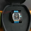 MONTRES LUXE MECANICS 2024 TIME Céramique Superclone Men's Designer 40x50x16mm RM11-02 Watches Chronograph avec en acier inoxydable RM1103 Watch Skeleto Watch ZY 595