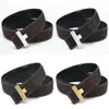 Design Man Real Calfskin Leather Strap Ceinture Luxe Homme Gold Sier Letter Buckle Belt hoogste kwaliteit klassieke stijl breedte 38 mm