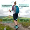 Vandringsstänger vikande vandringspinne hopfällbara vandringsstänger Trekking Stick Walking Poles Nordic Walking Sticks 240409