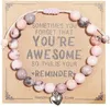 Länk armband inspirerande för kvinnliga gåvor examen födelsedag mödrar dag valentiner tacksägelse hennes mamma