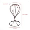 Jewelry Pouches Metal Hat Display Stand Fashion Storage Rack Hollowed-out Balloon Shaped Tabletop Holder For Or Baseball Dropship