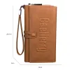 Wallets Highend Large Wallet Men Leather Wallets Designer Brand Card Holder Big Capacity Clutch Coin Purse Men Long Money Bag for Man