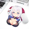 S Handgelenk ruht Anti -Slip 3d niedliche Maus -Pad -Anime sexy Mädchen 3d Hüfte weich mit Maus -Pad -Handgelenk -Support -Spiel Y240419