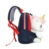 Bags 2021 New Kid Cartoon Plush Unicorn Backpack 3D Doll Student Rucksack Kindergarten Small School Bag for Boys Girls