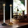 Candle Holders Nordic Wrought Iron Holder Candlestick Candlelight Dinner Table Decor QX2E