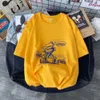 T-shirt z krótkim rękawem dla mężczyzn w lecie, wersja koreańska, modna marka, luźna i wszechstronna koszulka studencka, modna i przystojna swoboda top