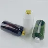 Storage Bottles 300ml X 20 Empty Plastic Oblique Shoulder With Aluminum Screw Lid Packing Container Makeup Toner PET