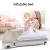 Car Inflatable Bed For Baby Kids Flocking Material Suit Airplane Highspeed Rail way Travel Sleeping Mattress Home Also Can Use 240407