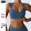 Desginer Alooo Yoga Aloe Top Shirt Clothe Short Woman Ytterkläder som kör tätt fitness snabb torr kort sportstopp med bröstkuddar