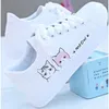 Casual Shoes 2024 Lace Up Little White Female Student Flat Bottom Korean Breathable Soft Leather Canvas