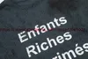 T-shirt maschile Infants Vintage Lavate Riches Demprimes Erd Thirt Men Women High Strt Oversize T-Shirt Top Top Top T-shirt T240419