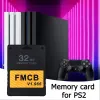 Cards 8MB/16MB/32MB/64MB Memory Card Game Preinstalled MC Boot Program Card Free McBoot v1.966 for Sony Playstation PS2