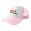 Ball Caps для взрослых винтаж BSA Мотоциклы Trucker Hat Hip-Hop Mesh Baseball Cap Polyester Dad Регулируемый гоночный лето