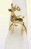 12 PCS new el Christmas small deer napkin ring napkin ring metal towel whole11554860