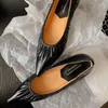 Kleiderschuhe 9 Jahre alte Shop Mode komfortable Schaffell echte Ledermädchen Frauen Heels spitzs Zehen High Heel leicht zu Fuß zu gehen