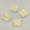 Arrival18x18mm 100pcs Brass Caspite trapezoidali per le rughe in ottone per orecchini di collana componenti di reperti ejewelry fai -da -te 240414