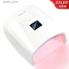 Nageldrogers Oplaadbare UV -LED -lamp voor nagels draadloze gel Poolse nageldroger Pedicure Licht Licht Led Led Nail Lamp voor manicure Y240419JCOM