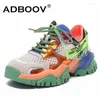Scarpe fitness Adboov 2024 Sneaker in pelle genuina donne piattaforma traspirante donna casual