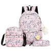 Bags Dropshipping 3pcs/set School Bag Backpacks Schoolbag Fashion Kids Lovely Backpack for Children Girls Bag Student Mochila Sac