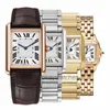 Kies werken Automatisch horloges Kajia Designer Gold Watch Dames diamanttank voor vrouw Quartz Beweging Mode Hoge kwaliteit