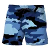 Shorts maschile camuffato mimetico pantaloni corti 3d pantaloni da uomo cortometrali sportivi per esterni unisex Shorts casual shorts bunks da spiaggia abbigliamento 240419 240419