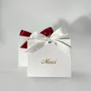 White Mini Candy Box Baby Shower Gift Packaging Boxes Candy Bags Wedding Favors Christmas Birthday Party Decor 240419