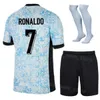 Nationslag Soccer 6 Joao Neves Jersey 24 25 Men Kid 4 Antonio Silva 8 Bruno Fernandes Rafael Leao Matheus Nunes Goncalo Ramos Football Shirt Kits Uniform Putaoya