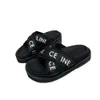 Slippers C Famille Summer Triumphal Arch Velcro Sandals LETTER PLAT