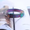 Braccialetti di fascino seialoy da 10 mm di alta qualità in acciaio inossidabile in maglie colorate in forma di cinturino originale per donne gioielli da ragazza della moda