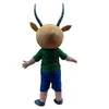 2024 Performance Antelope Mascot Costume Fancy Dishy Fomen Women Women Halloween Outdoor Tengit Suit Mascot pour les combinaisons publicitaires