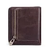 Portefeuilles en cuir portefeuille courte porte-monnaie mâle porte-carte de crédit portefeuille slim portefeuille
