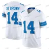 2024 NEW Amon-Ra St Brown 26 Jahmyr Gibbs Football Jersey Hendon Hooker Barry Sanders Jameson Williams Sam Laporta Brian Branch Rodriguez Goff Montgomery CUSTOM