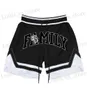 Męskie szorty 2024 Summer New Sports Shorts Męskie Trening koszykówki prowadzący swobodny luźne suszące pięciopunktowe spodnie T240420