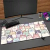 Мышиные накладки отдыхают kawaii авокадо кот Большой аниме Mousepad xxl Компьютерная подушка для мышь