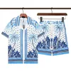 Männer Designer Hawaiian Vacation Shirts Strand Shorts Fashion Logo Print Shirt Casual Bowling Shirt Asian Size M-3xl