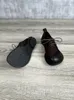 Lässige Schuhe Birkuir Retro Big Head Schnürung Flats für Frauen Luxusrutsch auf echtes Leder elegant Komfort Flat Heel Single