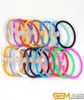 Charm Bracelets Big 13mm Real Coin Bridesmaid Colorful Stackable Silicone Rubber Stretch Freshwater Cultured Pearl Jewelry Women1448445